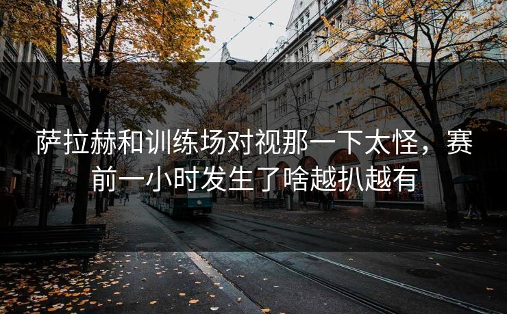 萨拉赫和训练场对视那一下太怪，赛前一小时发生了啥越扒越有  第1张